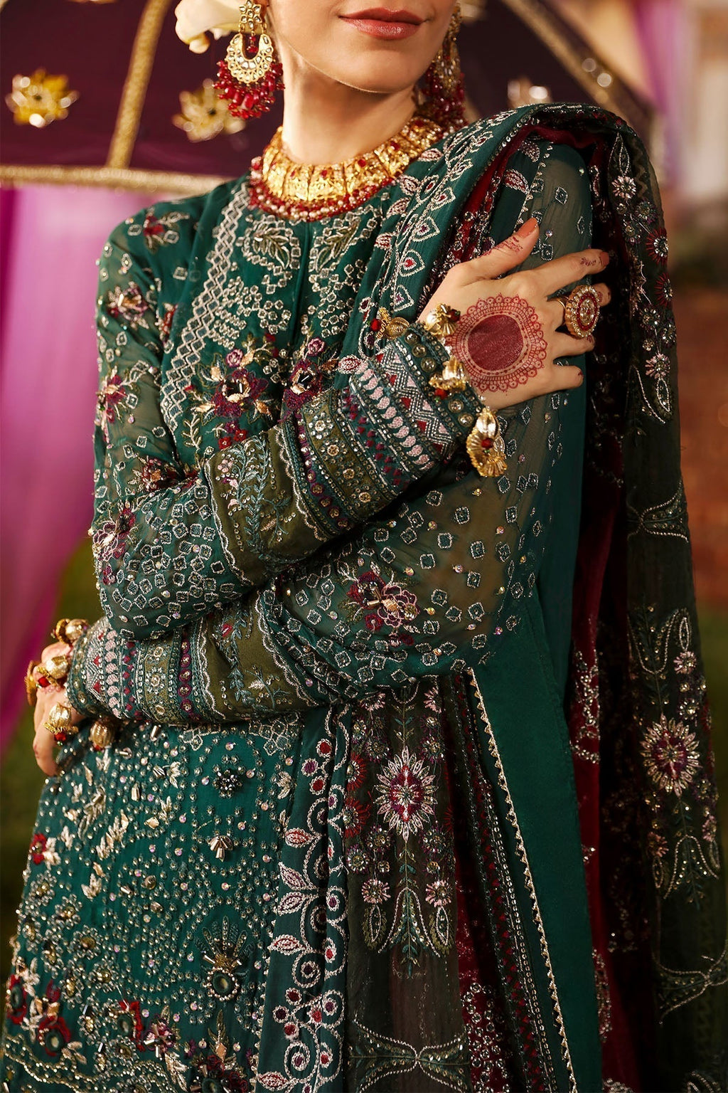 Nureh | Jhoomro Wedding Formals | NL-68 SHADMANI - Riwayat-e-Khas