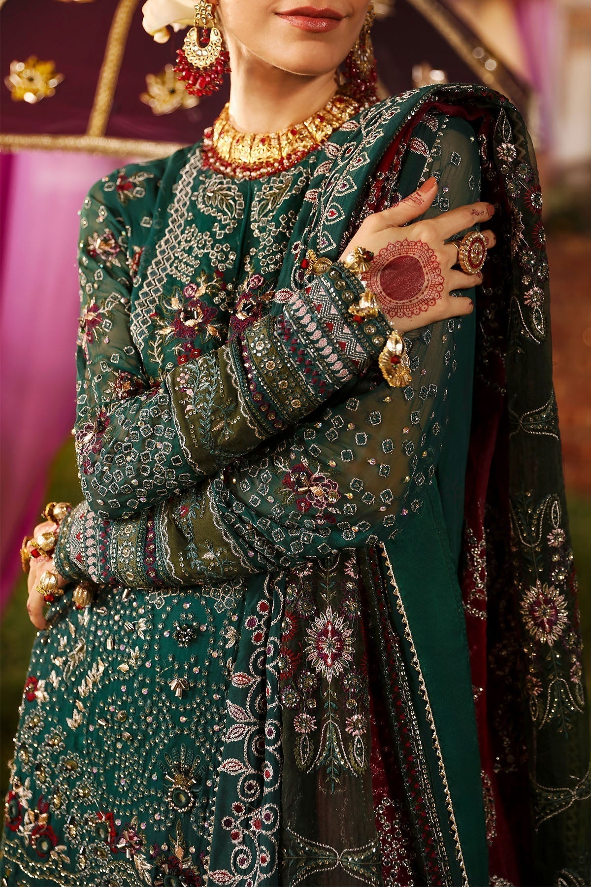 Nureh | Jhoomro Wedding Formals | NL-68 SHADMANI - Riwayat-e-Khas