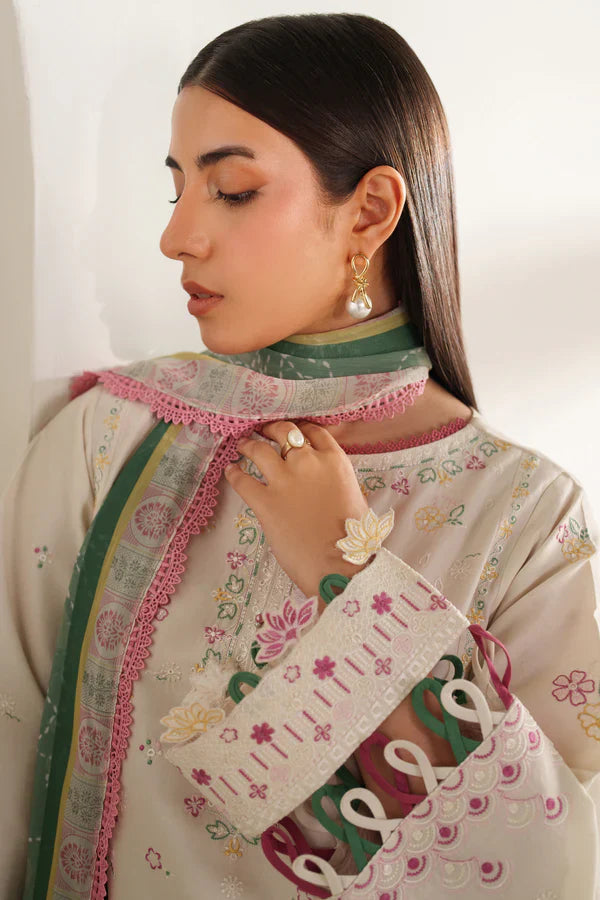 Farasha | Summer Weaves Embroidered lawn'26 | Meadow Bloom