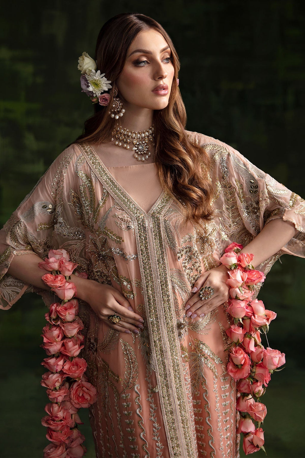 Nureh | Luxury Pret Formals | SHEER PINK