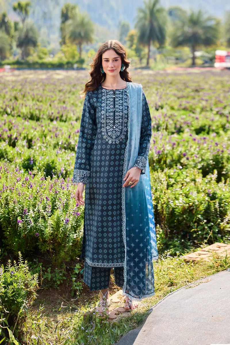 Farasha | Printed Essentials’26 | Blue Reverie