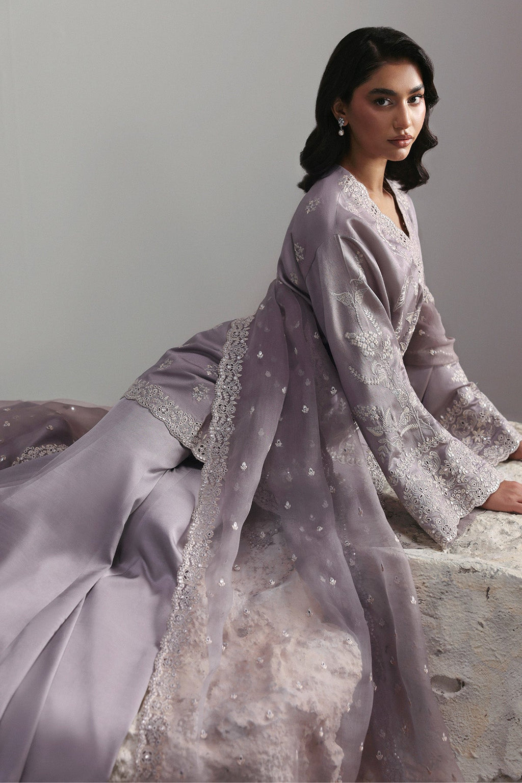 Afrozeh | Slate Ready to Wear | Cressida
