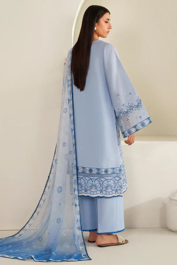 Farasha | Summer Weaves Embroidered lawn'26 | Cloud Aura