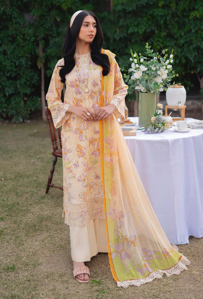 Humdum | Gardenia Lawn 24 | Printkari Lawn PLG 02 - House Of Anaya