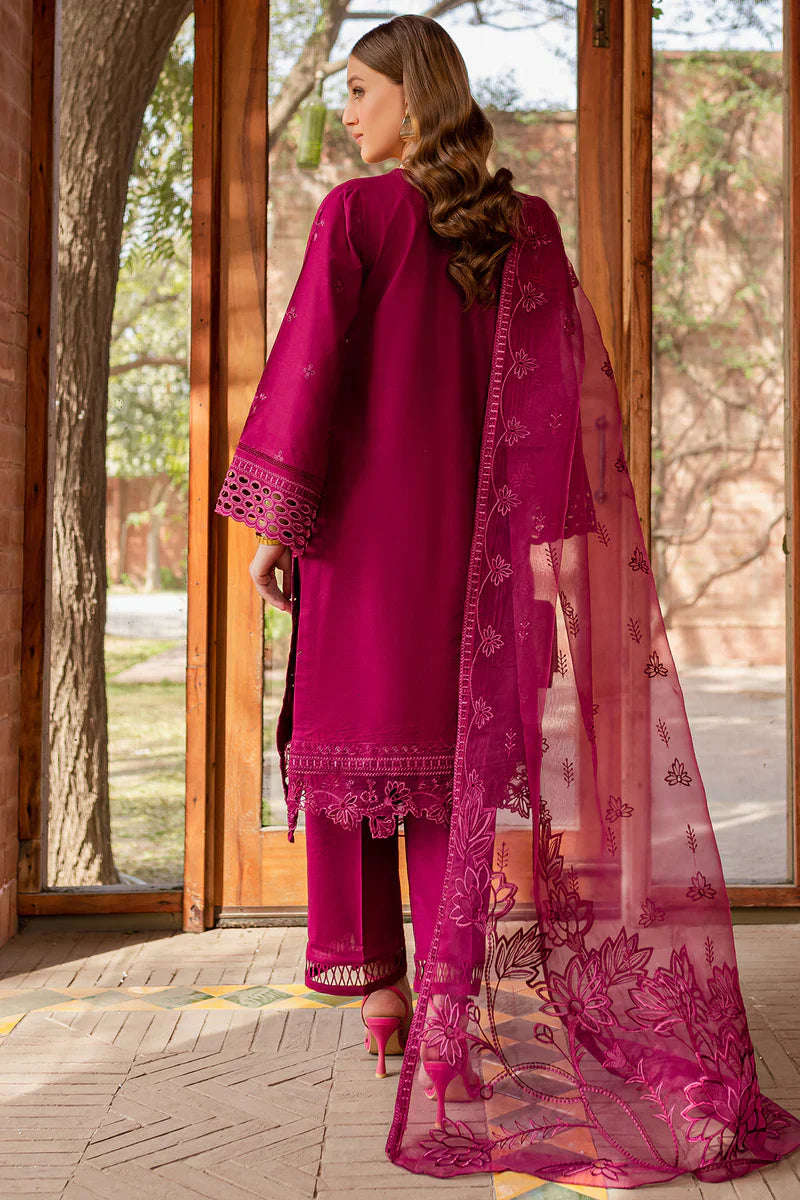 Farasha | Summer Weaves Embroidered lawn'26 | Viola