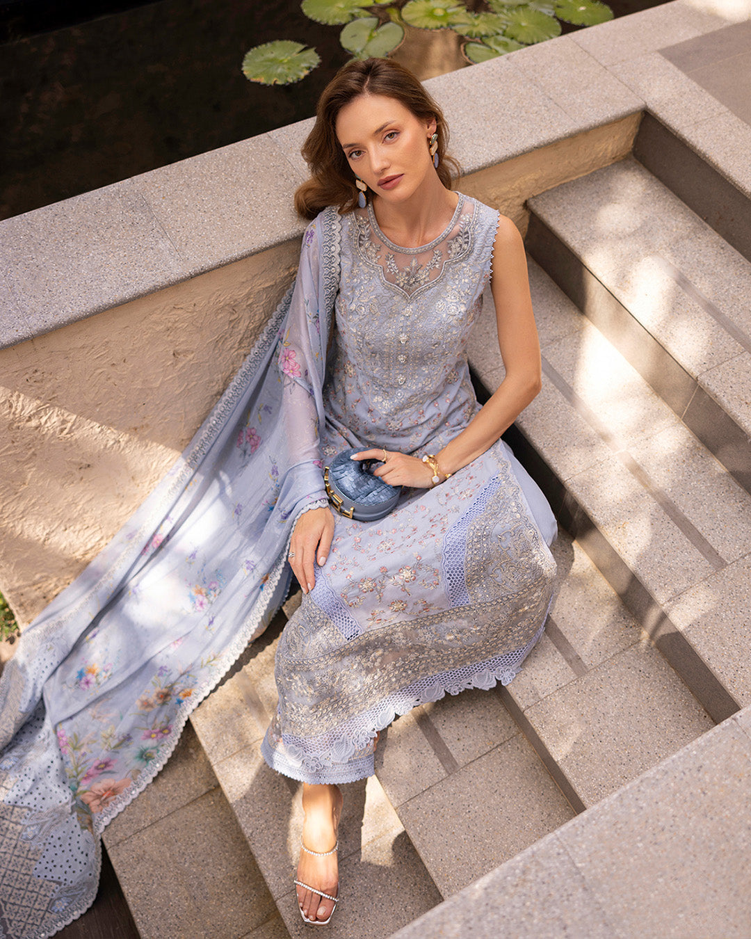 Faiza Saqlain | Zinnia Lawn 25 | Liana - Riwayat-e-Khas