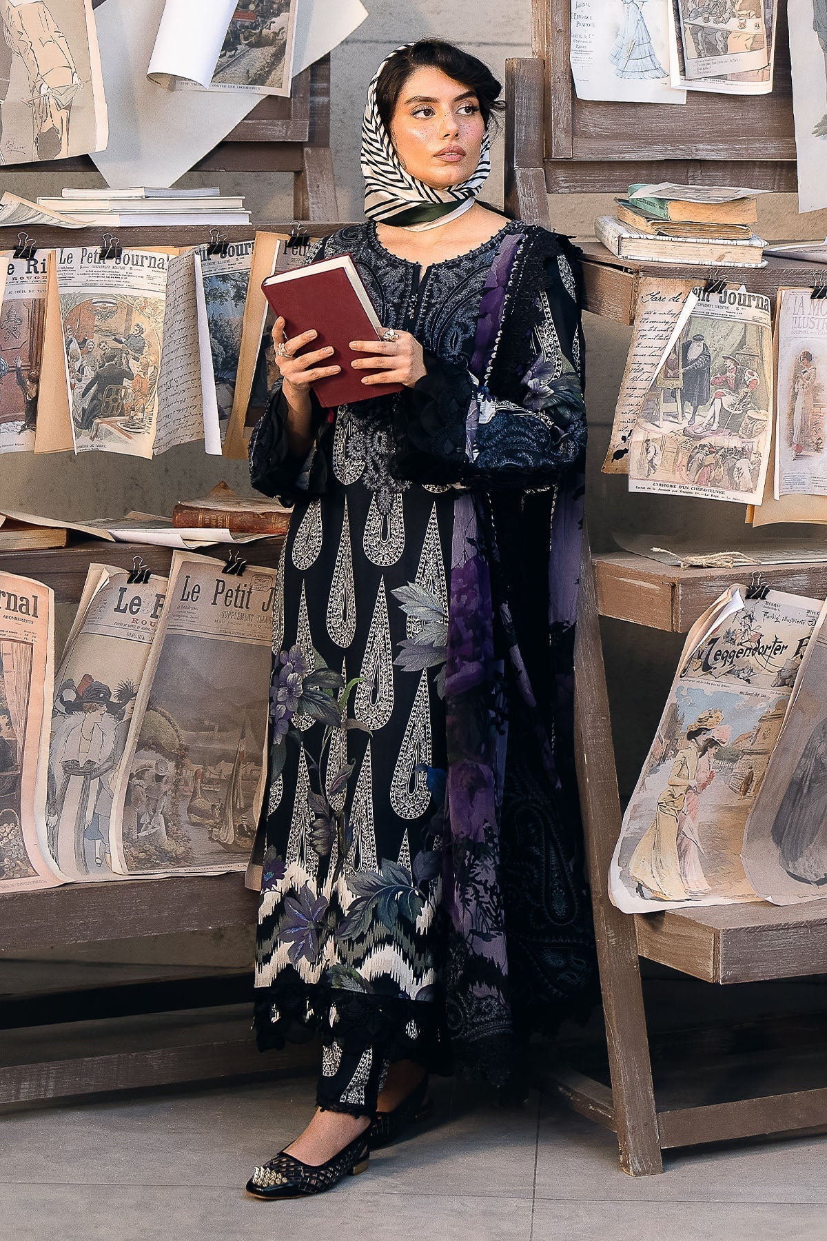 Nureh | Glam Girl Lawn | GL-19 - Riwayat-e-Khas