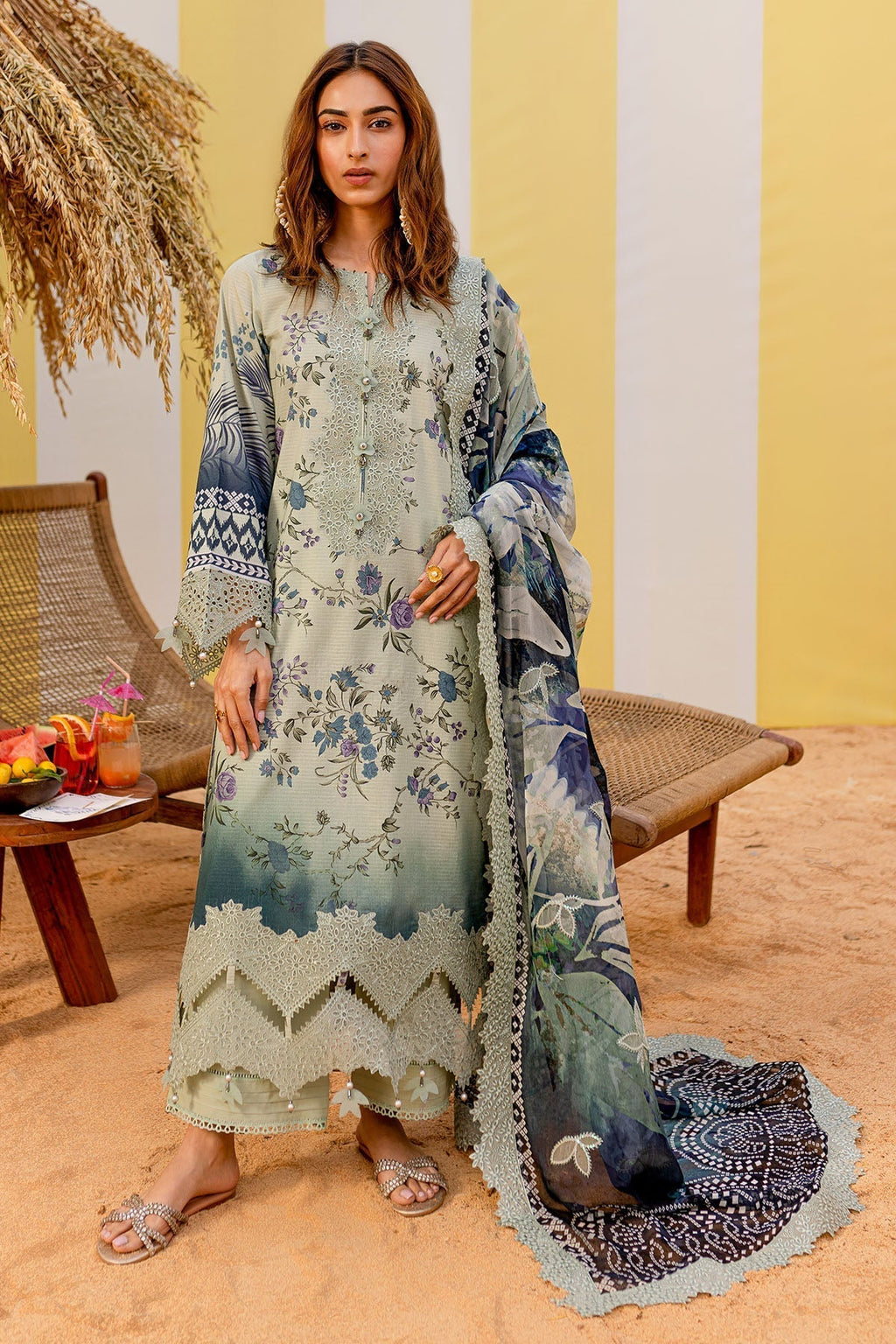 Nureh | Gardenia Lawn 25 | NSG-183 - Riwayat-e-Khas