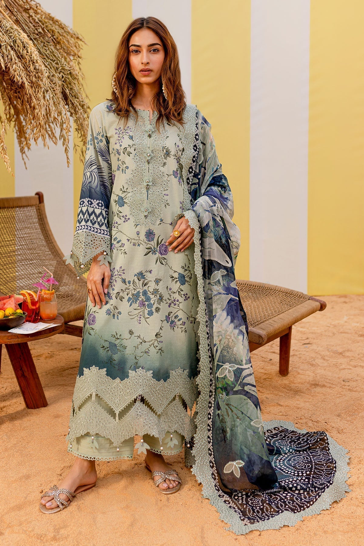 Nureh | Gardenia Lawn 25 | NSG-183 - Riwayat-e-Khas