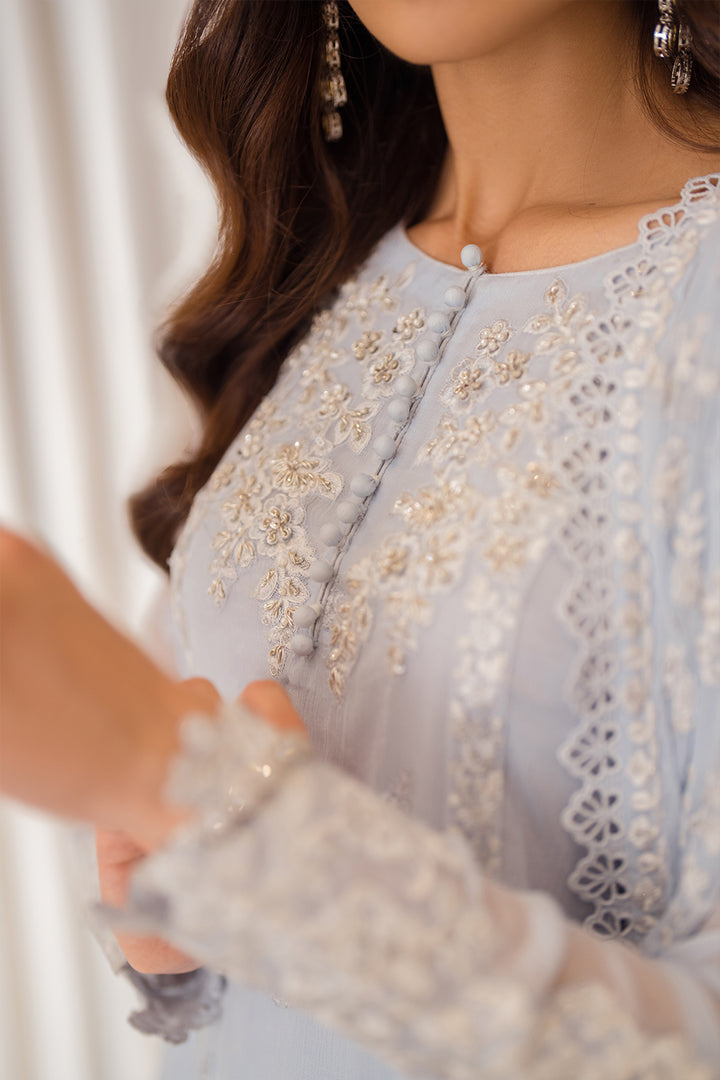 Azure | Ensembles Embroidered Formals | Serenity Sky - Riwayat-e-Khas