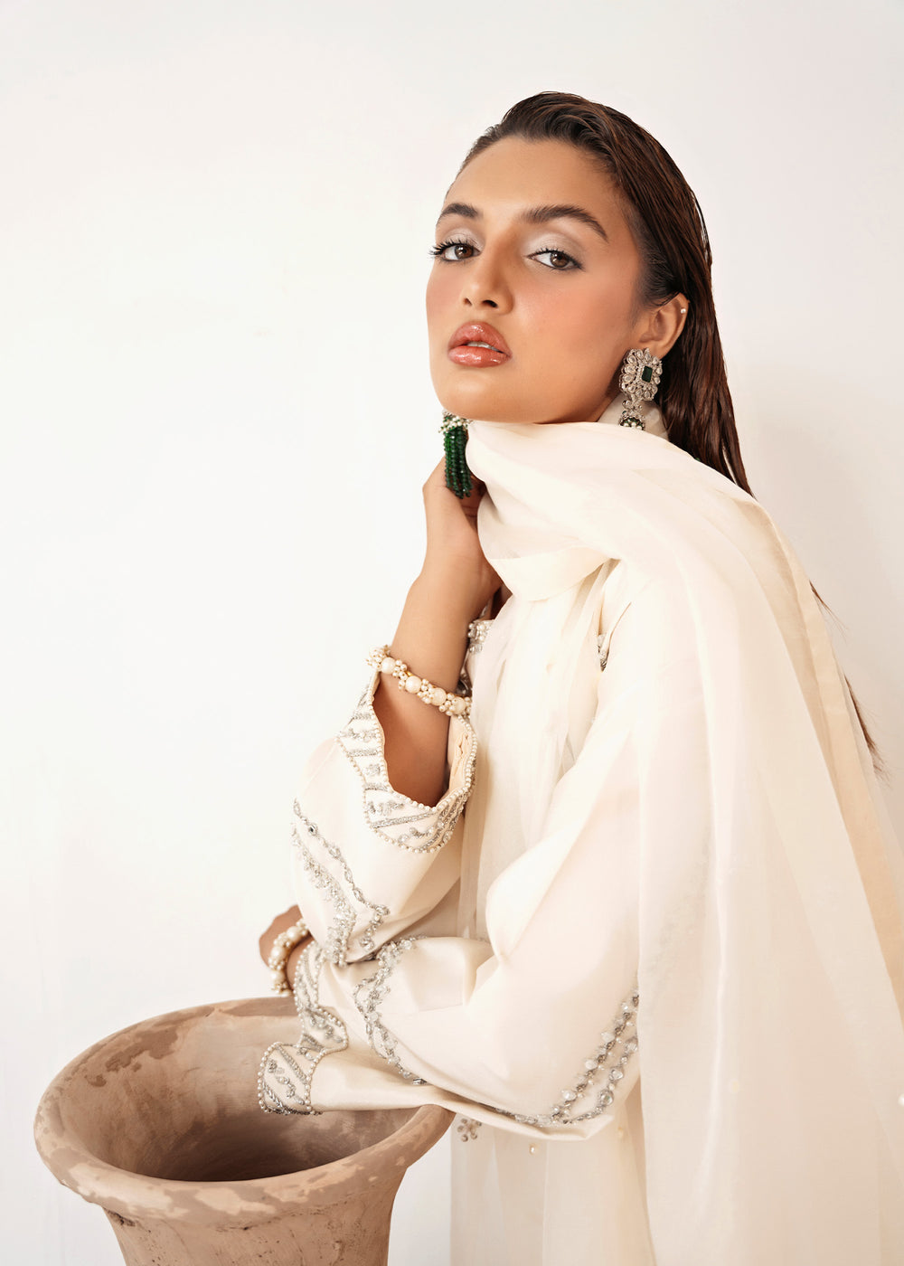 Dastoor | Euphoria Luxury Pret 24 | Pearl