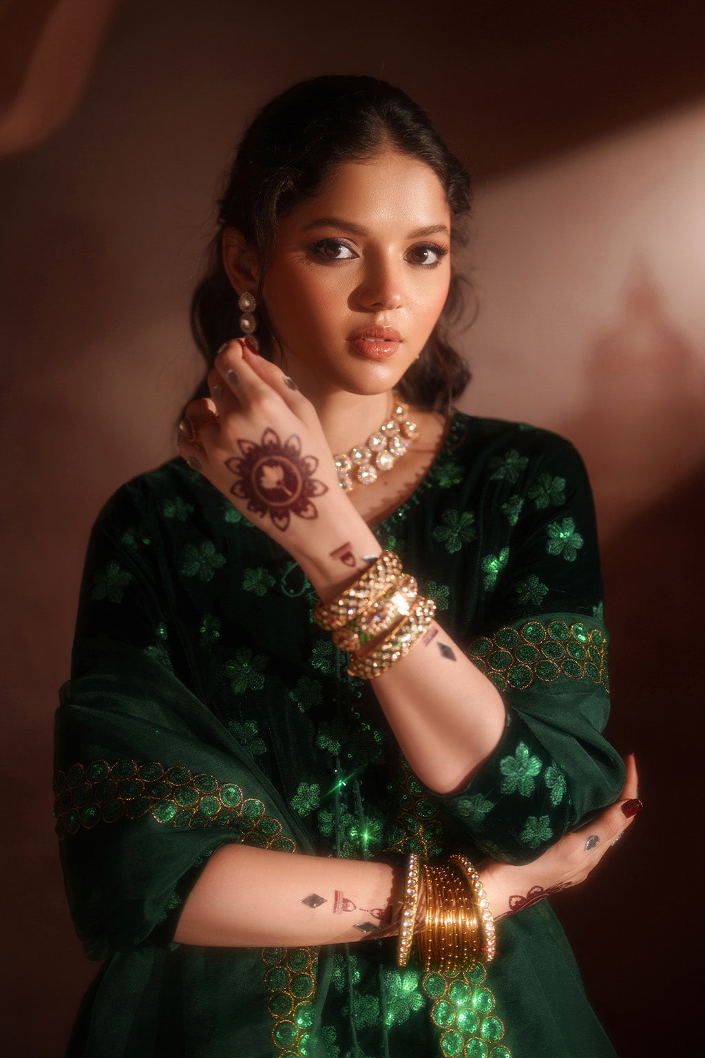 Iznik | Velvet 25 | IV-60 Embroidered Velvet
