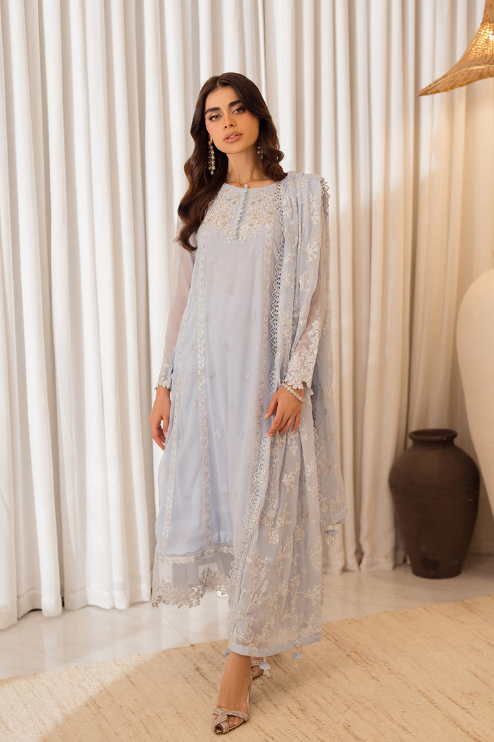 Azure | Ensembles Embroidered Formals | Serenity Sky - Riwayat-e-Khas