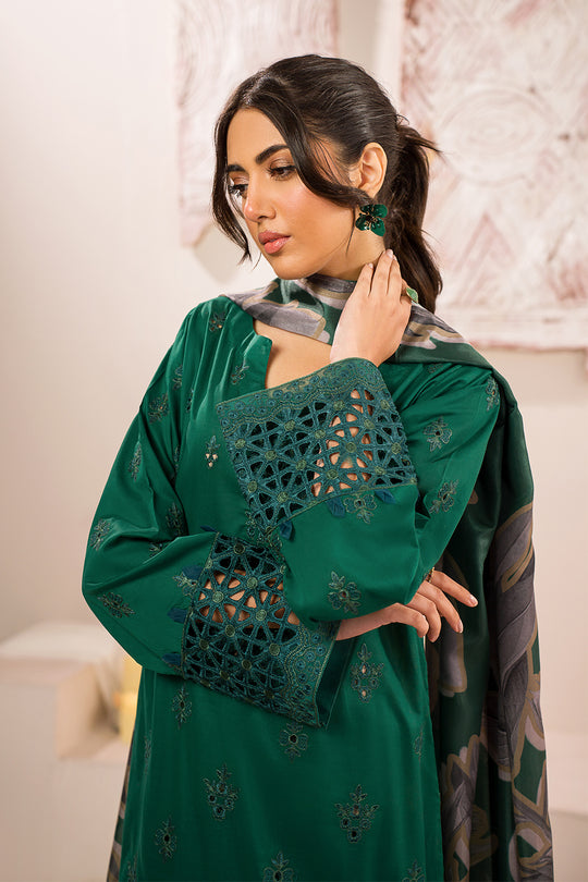 Iznik | Lawnkari 24 | UE-159 PLUSH GREEN - House Of Anaya