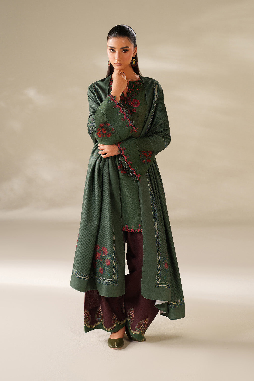 Iznik | Winter Chapter 25 | UE-561 Printed Khaddar