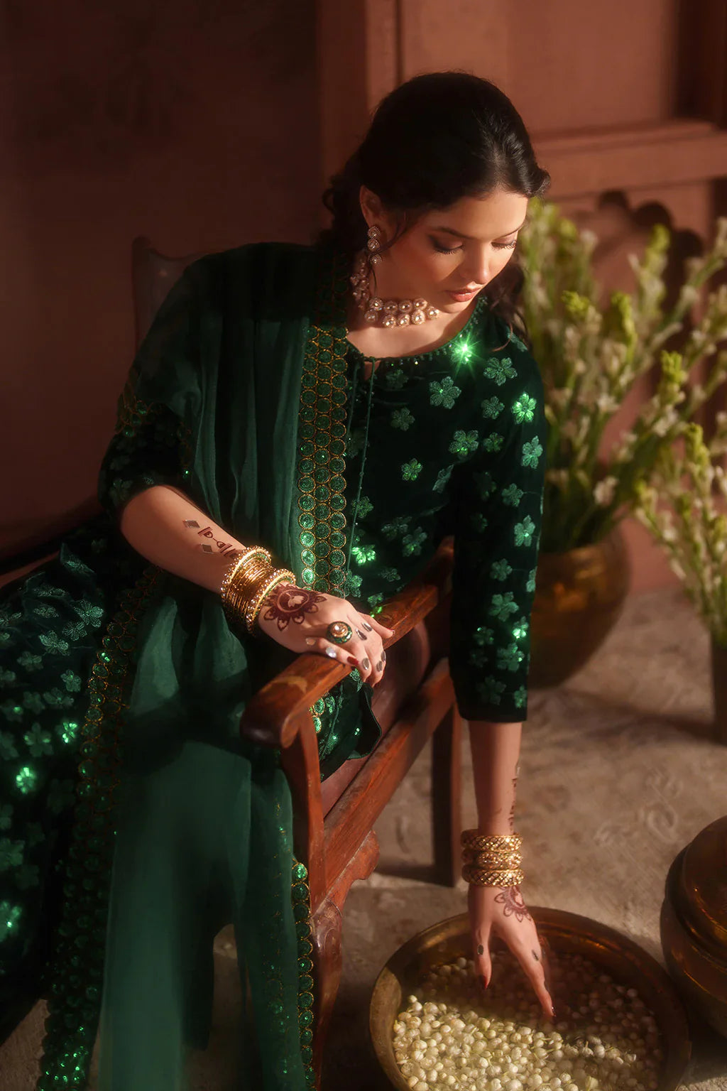 IZNIK | Raagni Velvet Formals | IV-60 Embroidered Velvet