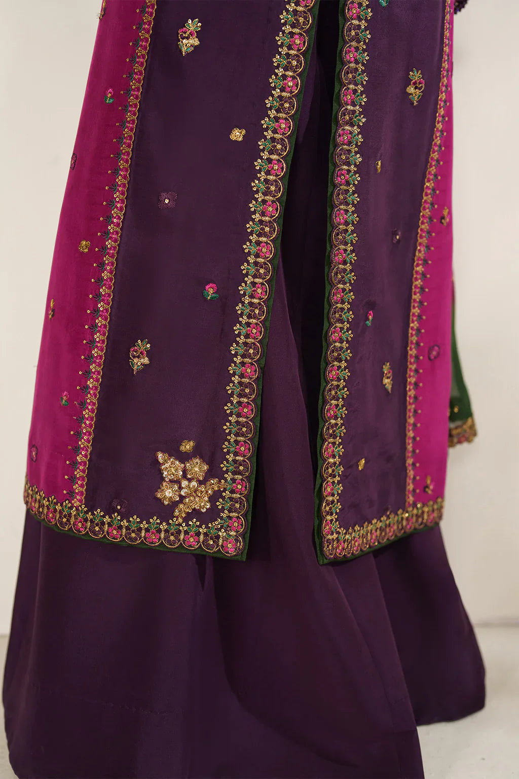 Iznik | Festive Formals | UE-611 Embroidered Ramen Silk