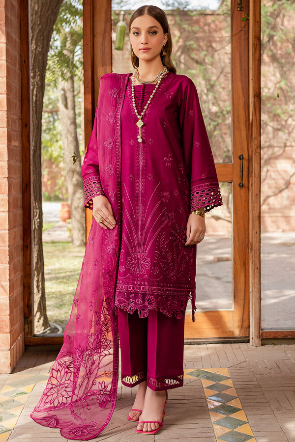 Farasha | Summer Weaves Embroidered lawn'26 | Viola