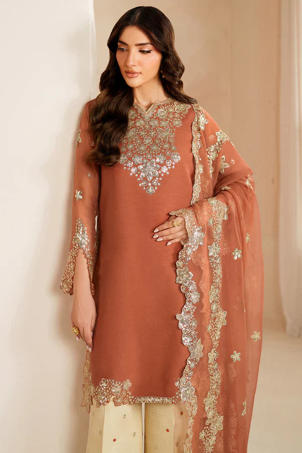Farasha | STITCHED FORMALS ’26 | Warm Saffron