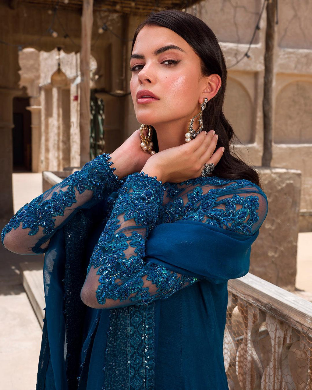 Faiza Saqlain | FS Luxe Laira | Nuzar - House Of Anaya