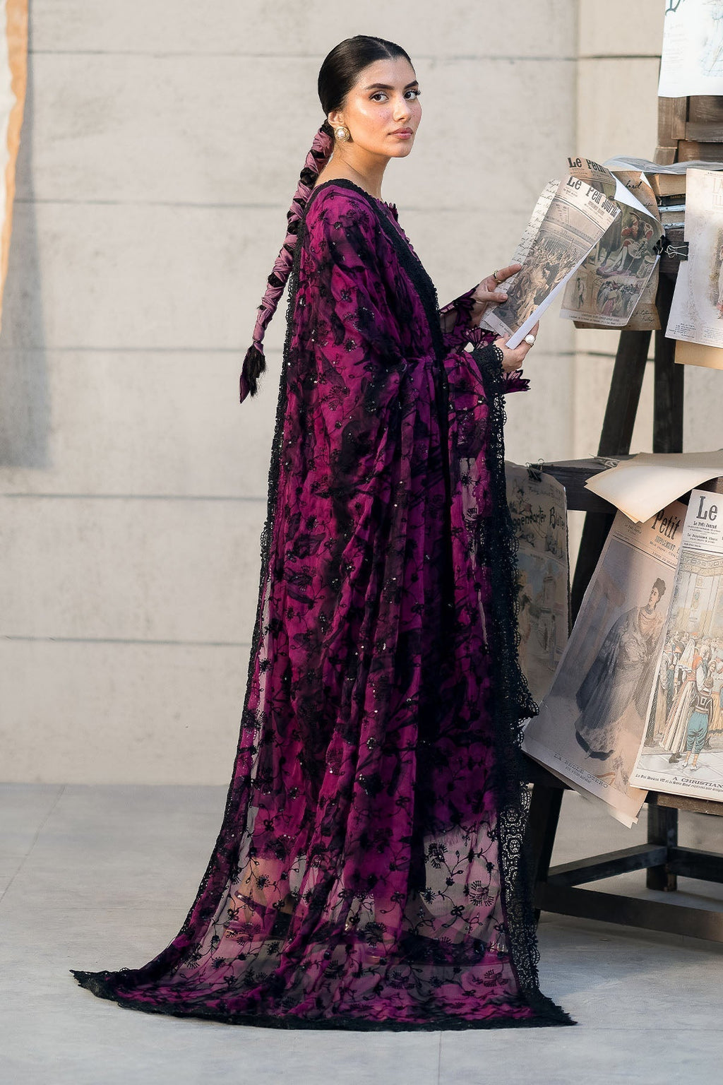 Nureh | Glam Girl Lawn | GL-23 - Riwayat-e-Khas