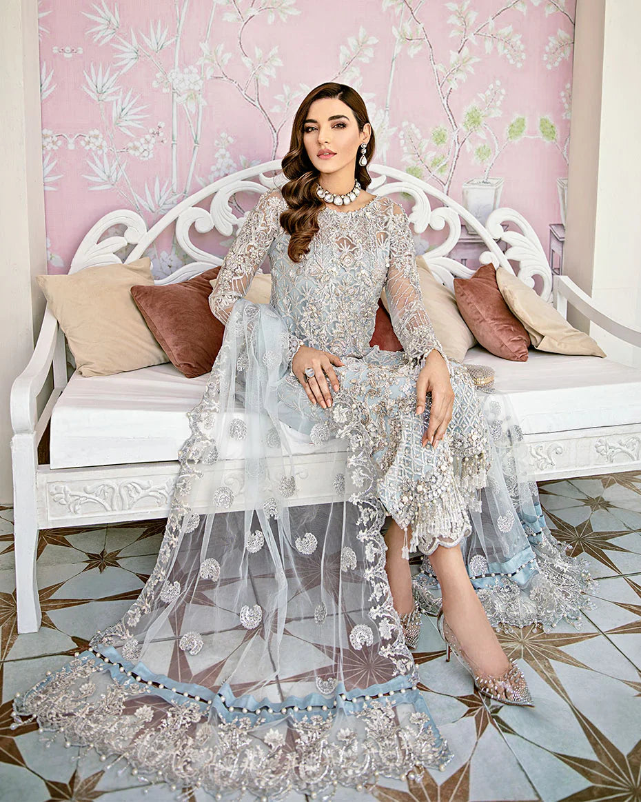 Gulaal | Fleur De Rose | Avenir Embroidered Net 3-Piece Suit WS-01
