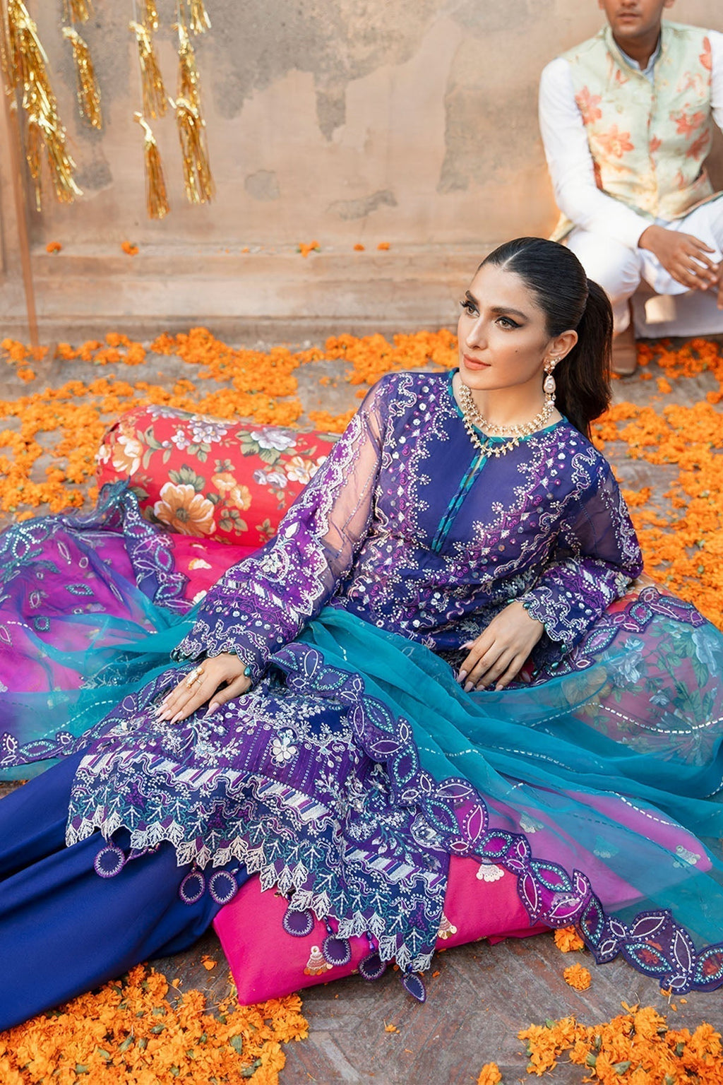 Nureh | Jhoomro Wedding Formals | Neelum - House Of Anaya