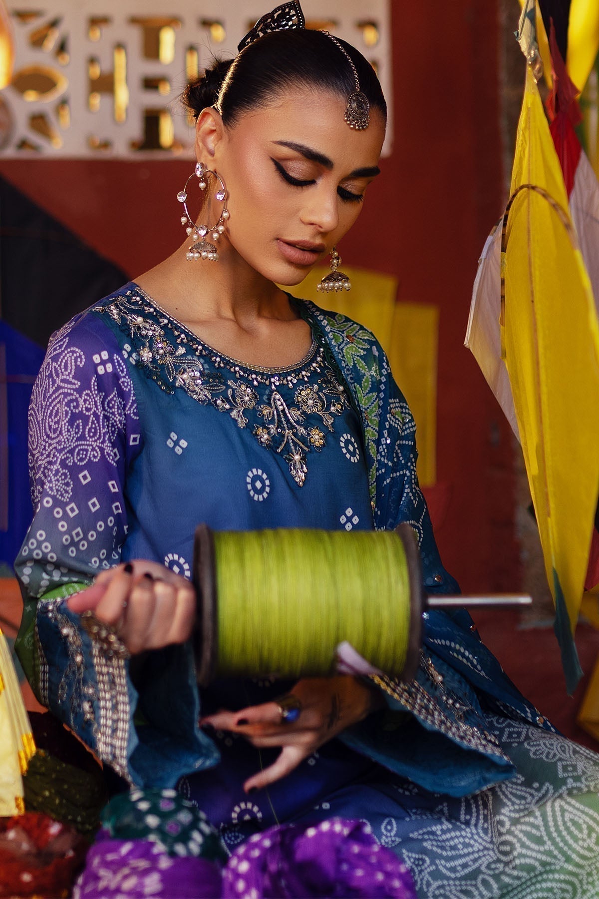 Nureh | Bazaar Lawn | NS-133 - House Of Anaya