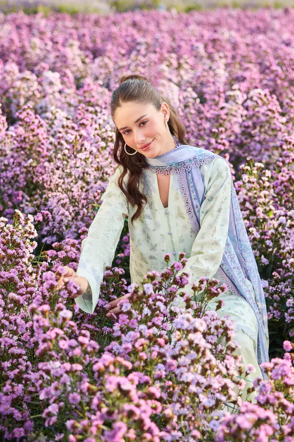 Farasha | Printed Essentials’26 | Mint Petaline