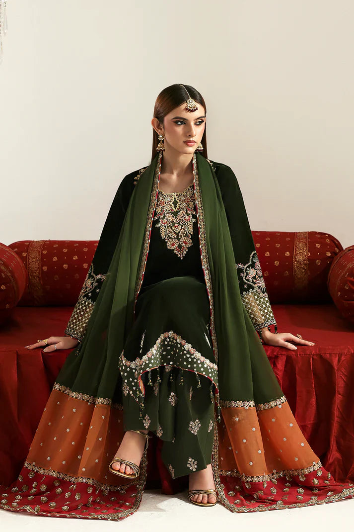 Emaan Adeel | Zarposh Velvet Collection | AARISH