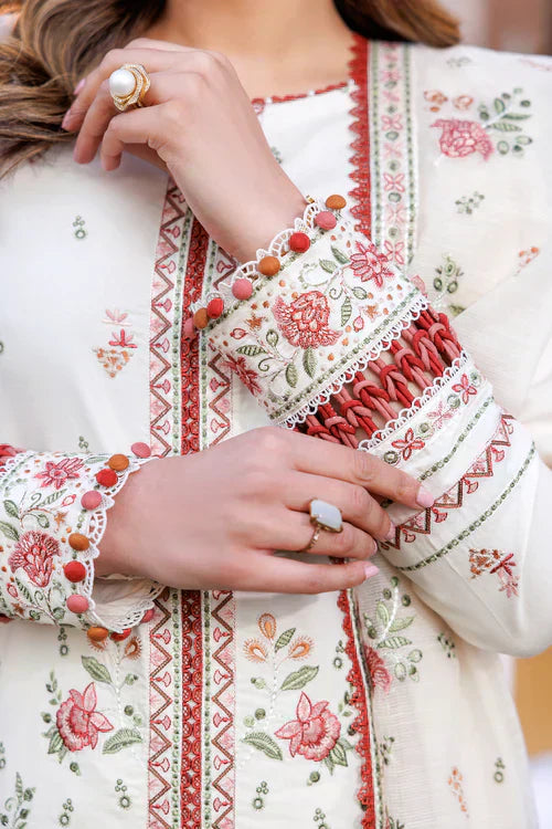 Farasha | Kaavish Lawn 24 | SURREAL WHITE - House Of Anaya