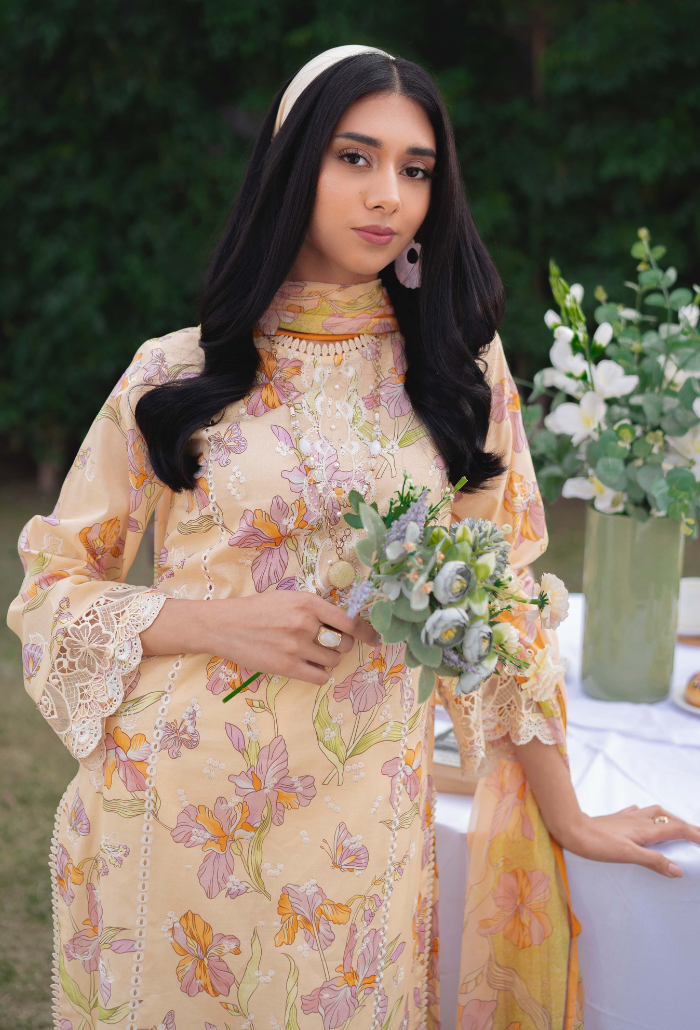 Humdum | Gardenia Lawn 24 | Printkari Lawn PLG 02 - House Of Anaya