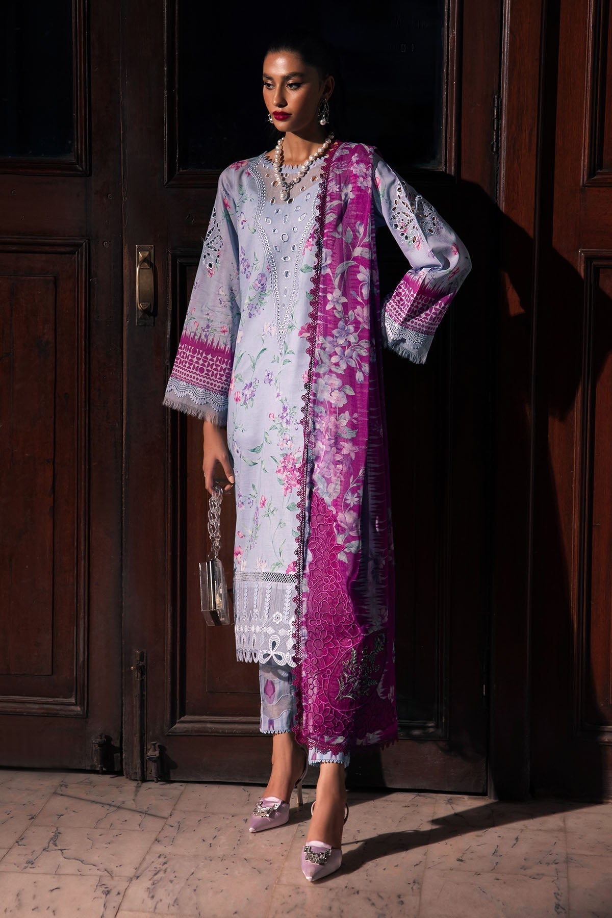 Nureh | Glam Girl Lawn | GL-17 - Riwayat-e-Khas