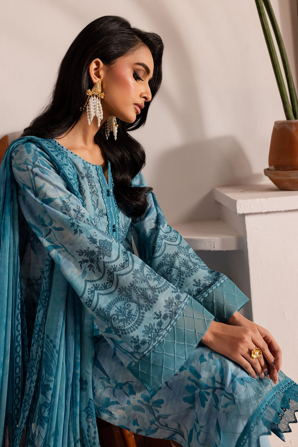 Nureh | Printed lawn 25 | SP-140