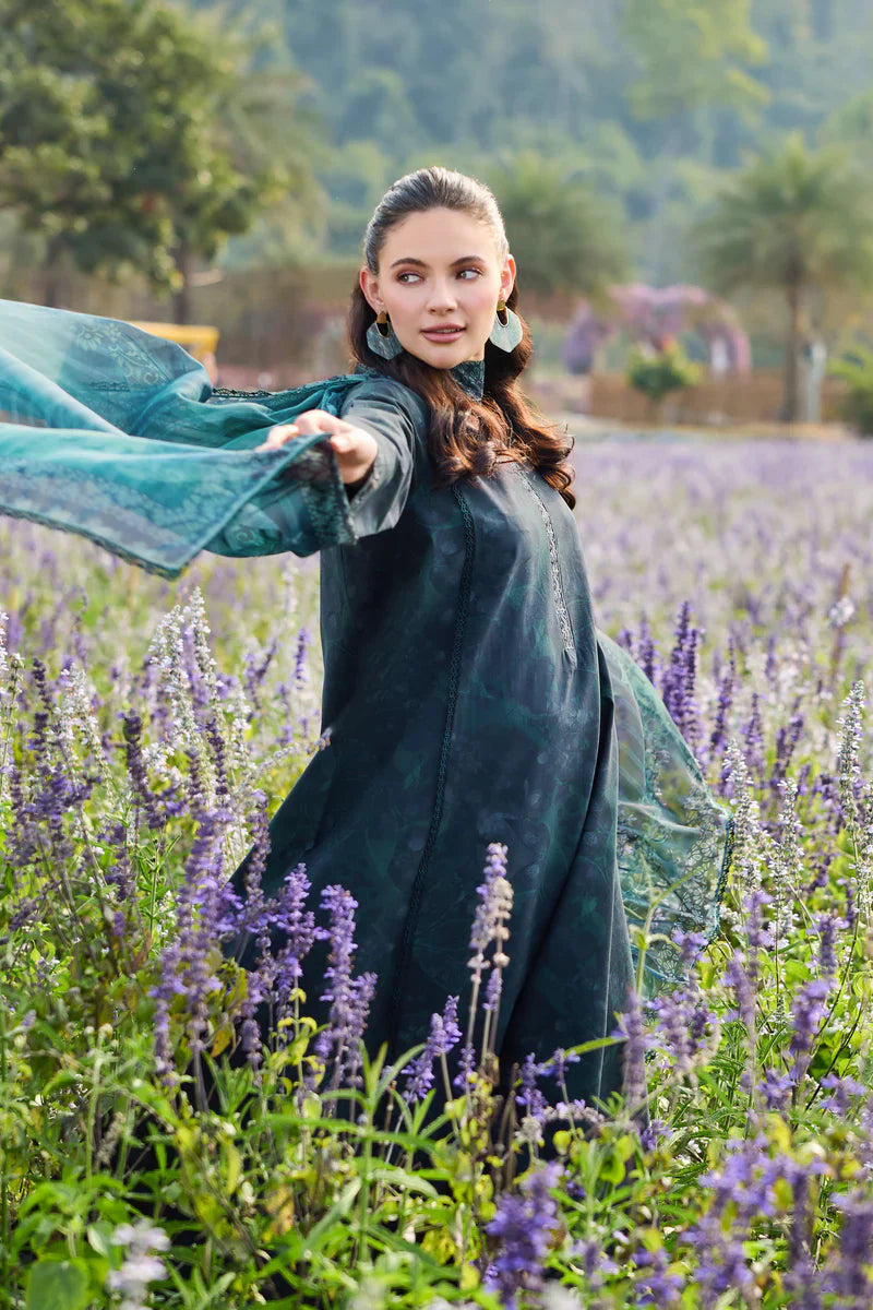 Farasha | Printed Essentials’26 | Teal Aura