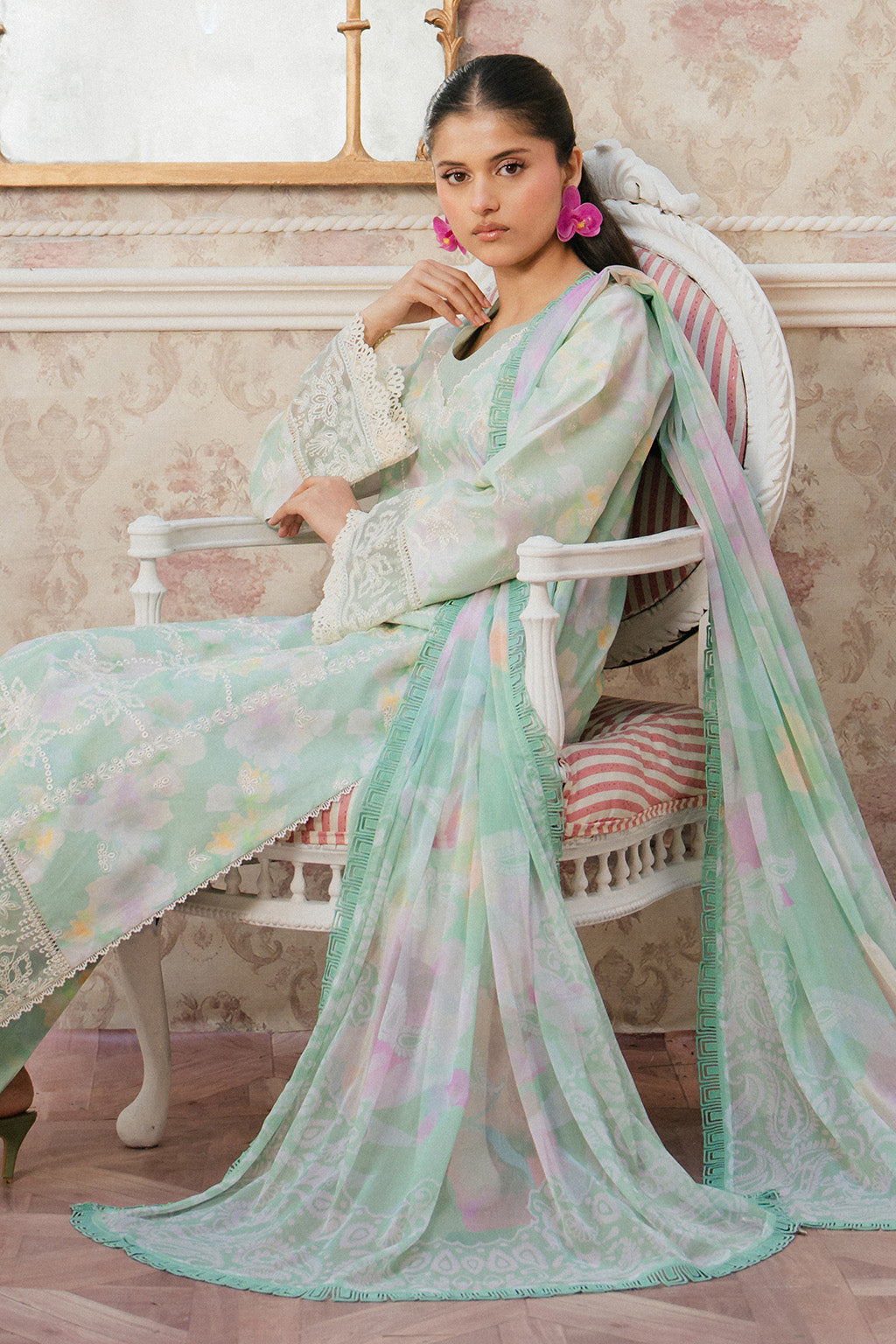 Ayzel | Armelia Printed Lawn 25 | Liora