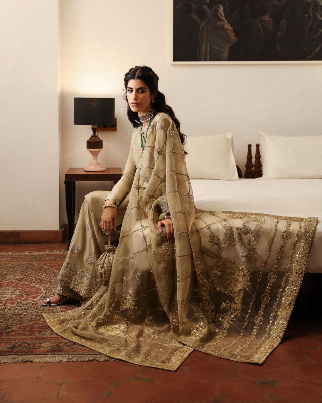 Faiza Saqlain | FS Luxe Mehermah | Nainsi - House Of Anaya