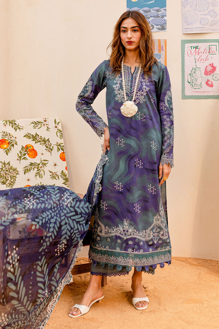 Nureh | Gardenia Lawn 25 | NSG-186 - Riwayat-e-Khas