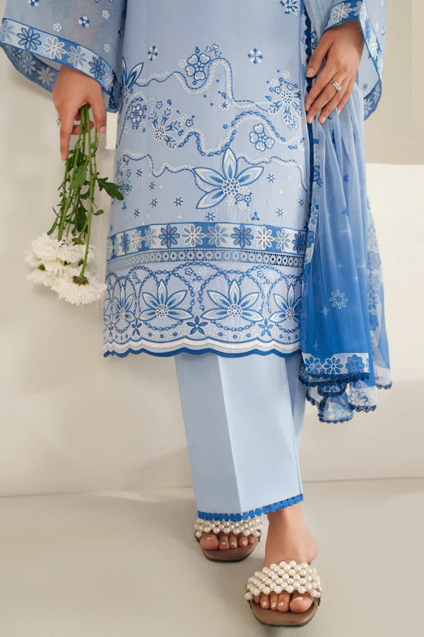 Farasha | Summer Weaves Embroidered lawn'26 | Cloud Aura