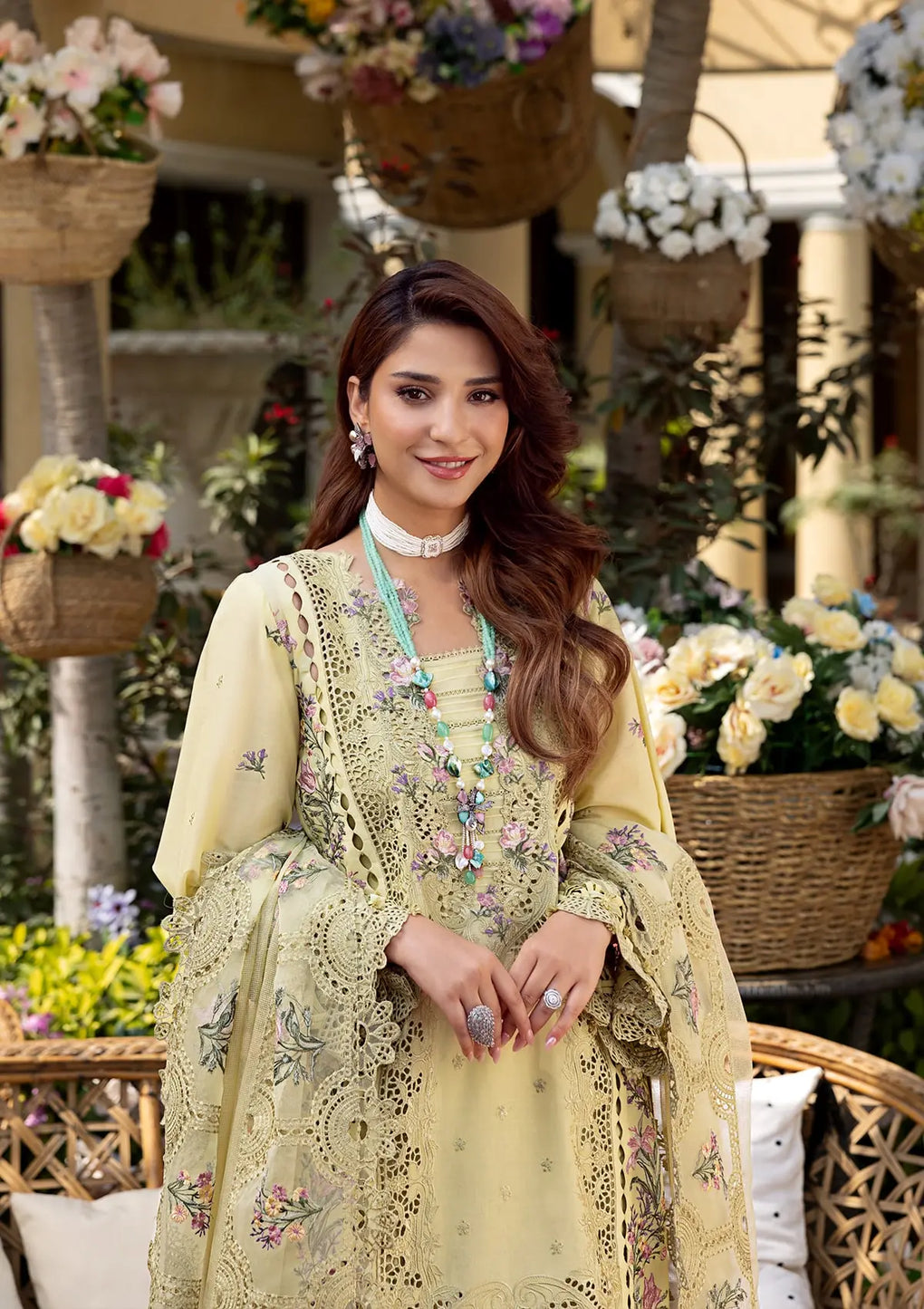 Elaf Premium | Luxury Lawn 25 | ELM-3A BAHAAR