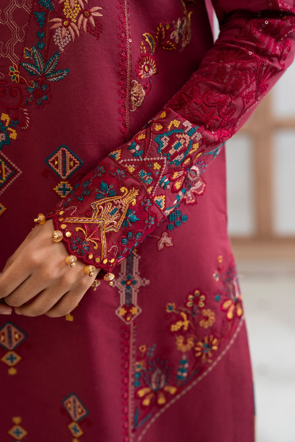 Maryum N Maria | Luxury Lawn 25 | AFINA - MS50108 - House Of Anaya