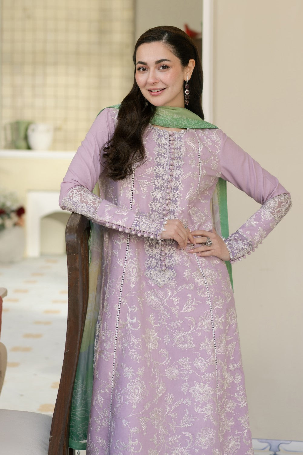 Maryum N Maria | Luxury Lawn 25 | ALEIA - MS50115 - House Of Anaya