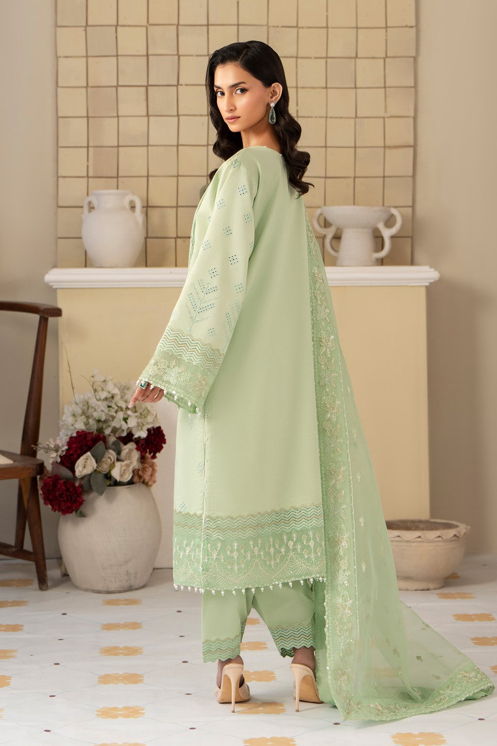 Maryum N Maria | Luxury Lawn 25 | AZAL - MS50116 - House Of Anaya
