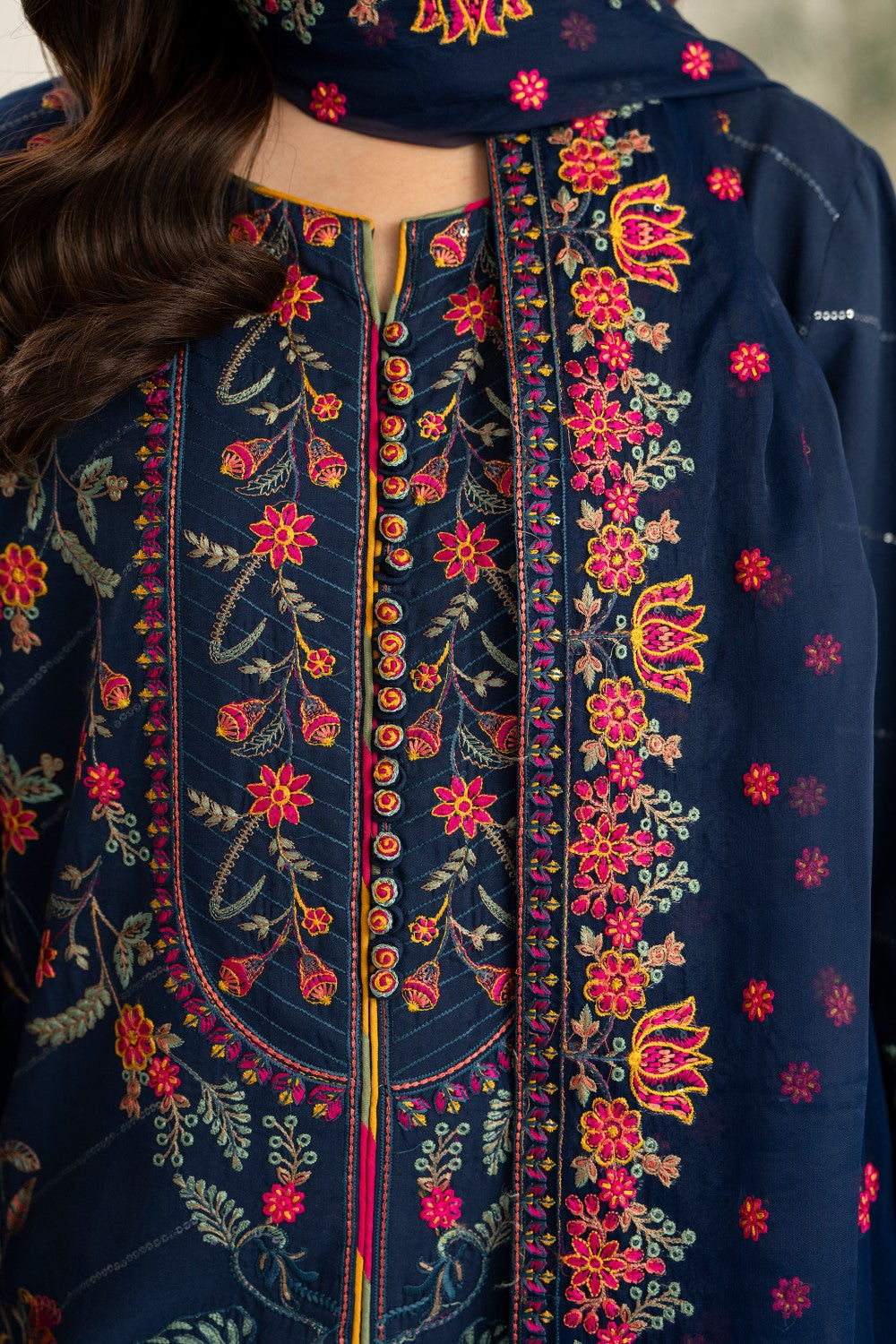 Maryum N Maria | Luxury Lawn 25 | ARAYA - MS50124 - House Of Anaya
