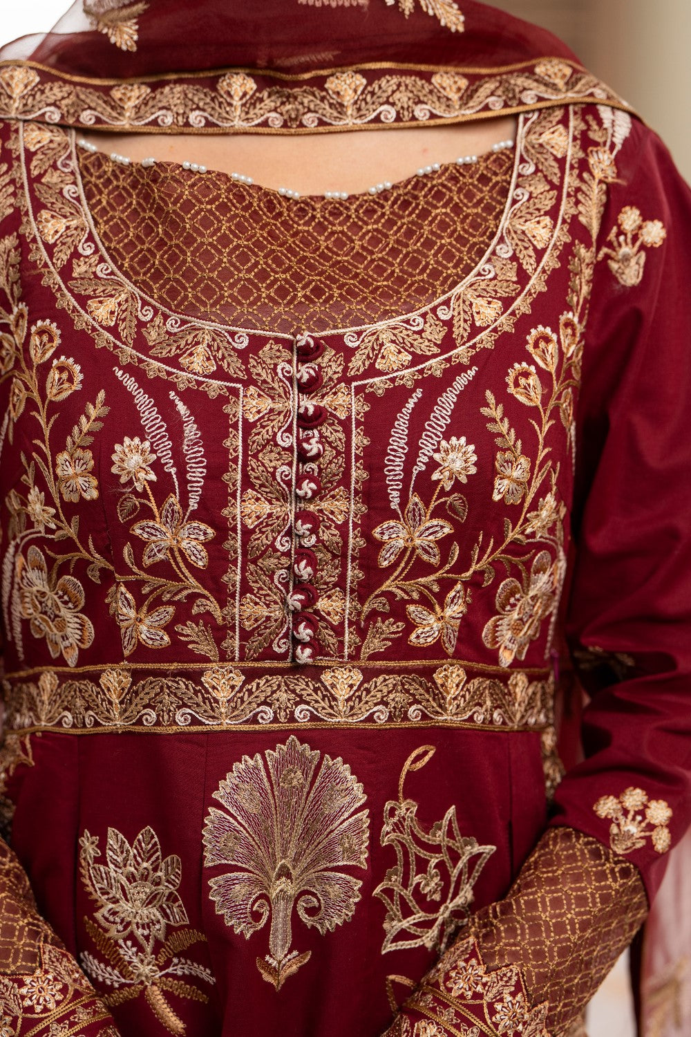 Maryum N Maria | Luxury Lawn 25 | ALAA - MS50125 - House Of Anaya