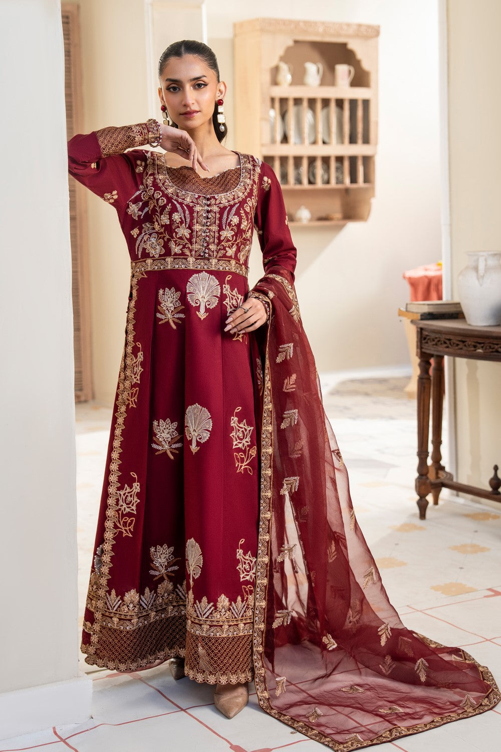 Maryum N Maria | Luxury Lawn 25 | ALAA - MS50125 - House Of Anaya