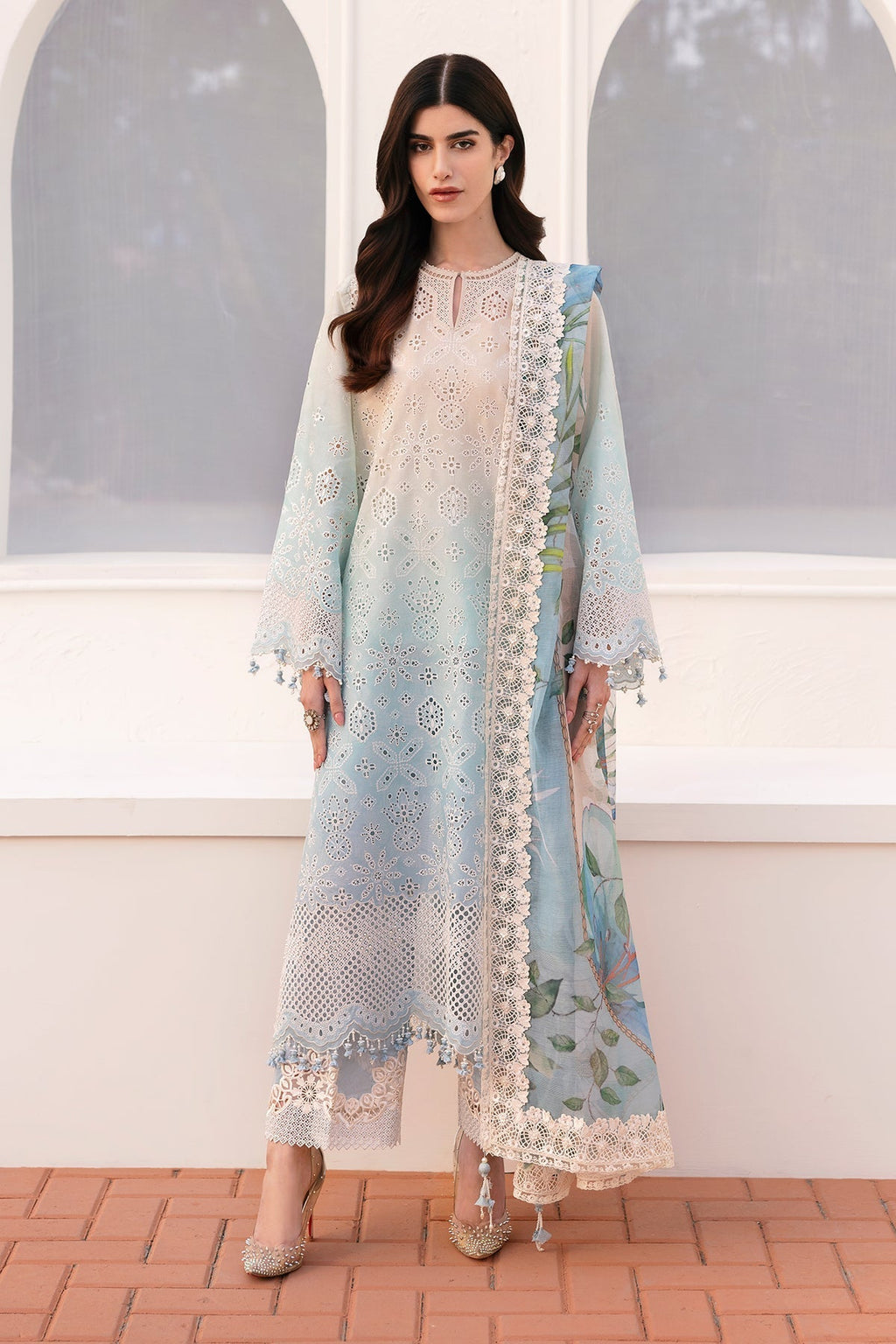 Baroque | Eid Printique | EMBROIDERED PRINTED LAWN UF-4185