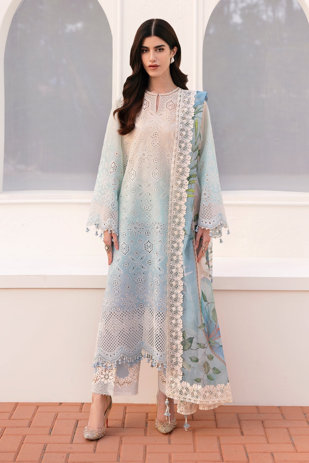 Baroque | Eid Printique | EMBROIDERED PRINTED LAWN UF-4185