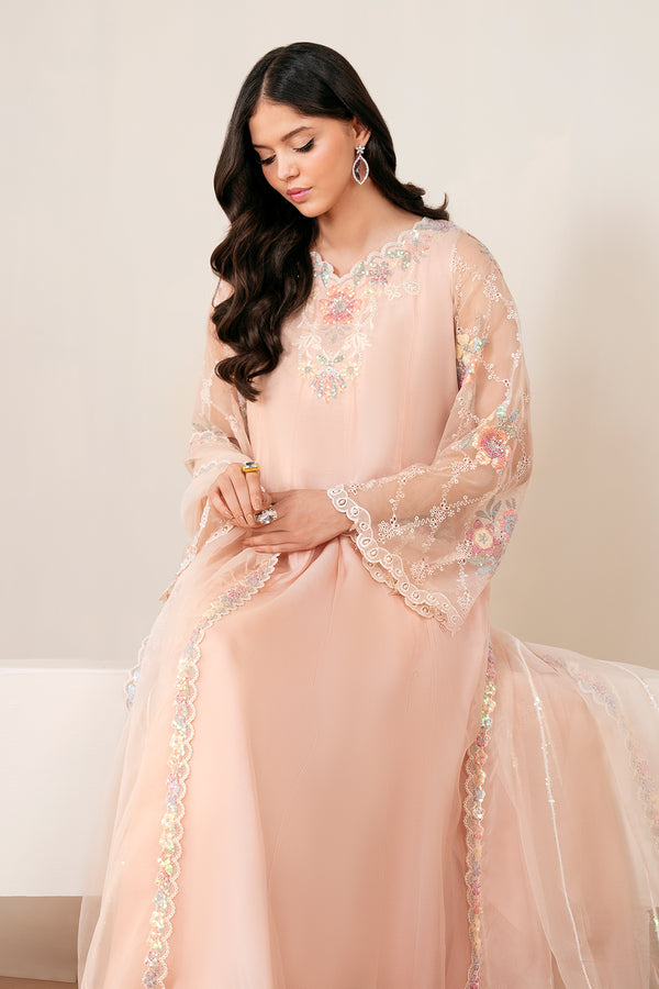 Baroque | Luxury Pret 25 | EMBROIDERED CHIFFON PR-1054