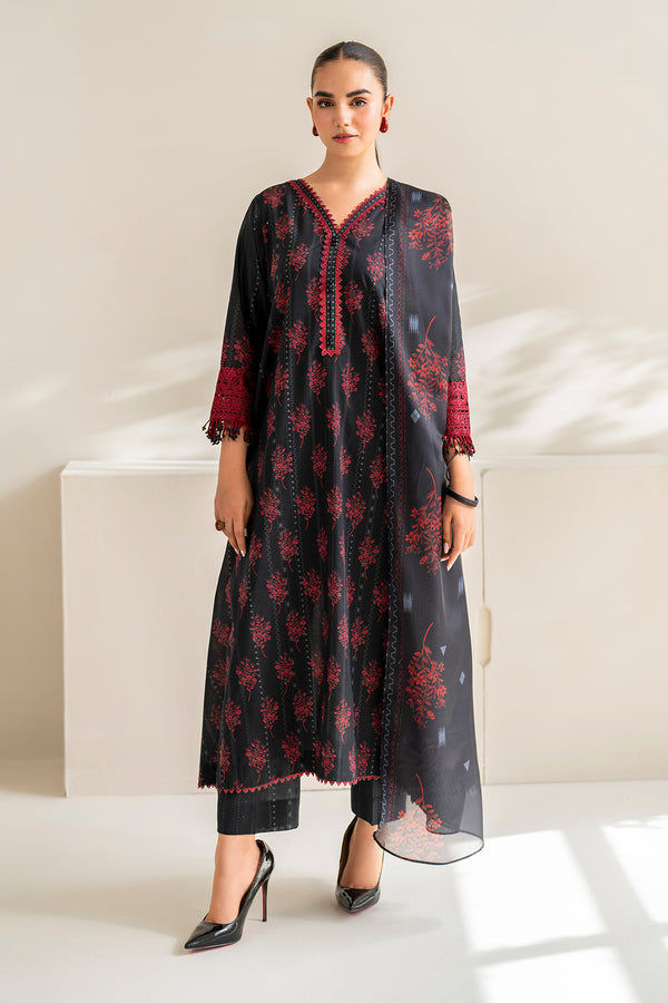 Baroque | Luxury Pret 24 | LAWN UF-675 - House Of Anaya